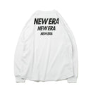 長袖 パフォーマンス Tシャツ オーバーサイズド スリーロゴ ホワイト 【Performance Apparel】