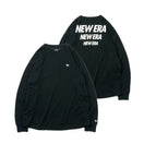 長袖 パフォーマンス Tシャツ オーバーサイズド スリーロゴ ブラック 【Performance Apparel】