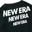 長袖 パフォーマンス Tシャツ オーバーサイズド スリーロゴ ブラック 【Performance Apparel】