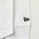 長袖 コットン オーバーサイズド Tシャツ タイポグラフィー ホワイト