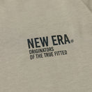 長袖 コットン オーバーサイズド Tシャツ タイポグラフィー ペブル