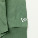 長袖 コットン オーバーサイズド Tシャツ タイポグラフィー モス
