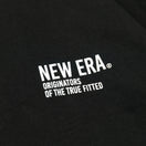 長袖 コットン オーバーサイズド Tシャツ タイポグラフィー ブラック
