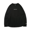 長袖 コットン オーバーサイズド Tシャツ ハンドリトゥン ニューエラ ブラック