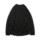 長袖 コットン オーバーサイズド Tシャツ ハンドリトゥン ニューエラ ブラック