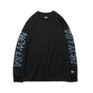 長袖 コットン Tシャツ タイガーストライプカモネイビー NEW ERA ブラック  レギュラーフィット