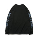 長袖 コットン Tシャツ タイガーストライプカモネイビー NEW ERA ブラック  レギュラーフィット