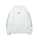 長袖 コットン Tシャツ Originators of the True Fitted ボックスロゴ ホワイト レギュラーフィット