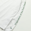 長袖 コットン Tシャツ Originators of the True Fitted ボックスロゴ ホワイト レギュラーフィット