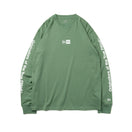 長袖 コットン Tシャツ Originators of the True Fitted ボックスロゴ モス レギュラーフィット