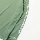 長袖 コットン Tシャツ Originators of the True Fitted ボックスロゴ モス レギュラーフィット