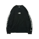 長袖 コットン Tシャツ Originators of the True Fitted ボックスロゴ ブラック レギュラーフィット