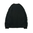 長袖 コットン Tシャツ Originators of the True Fitted ボックスロゴ ブラック レギュラーフィット