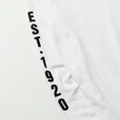 長袖 コットン Tシャツ New Era est. 1920 ホワイト  レギュラーフィット