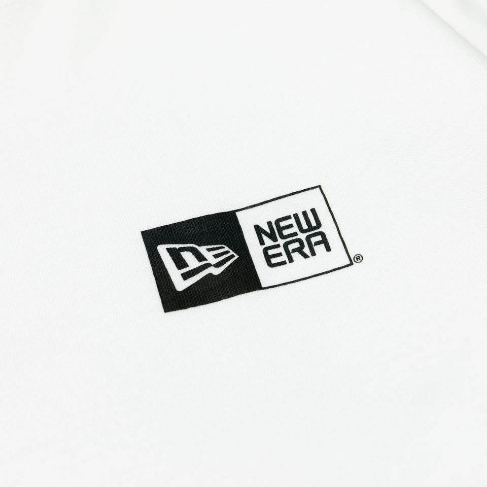長袖 コットン Tシャツ New Era est. 1920 ホワイト  レギュラーフィット