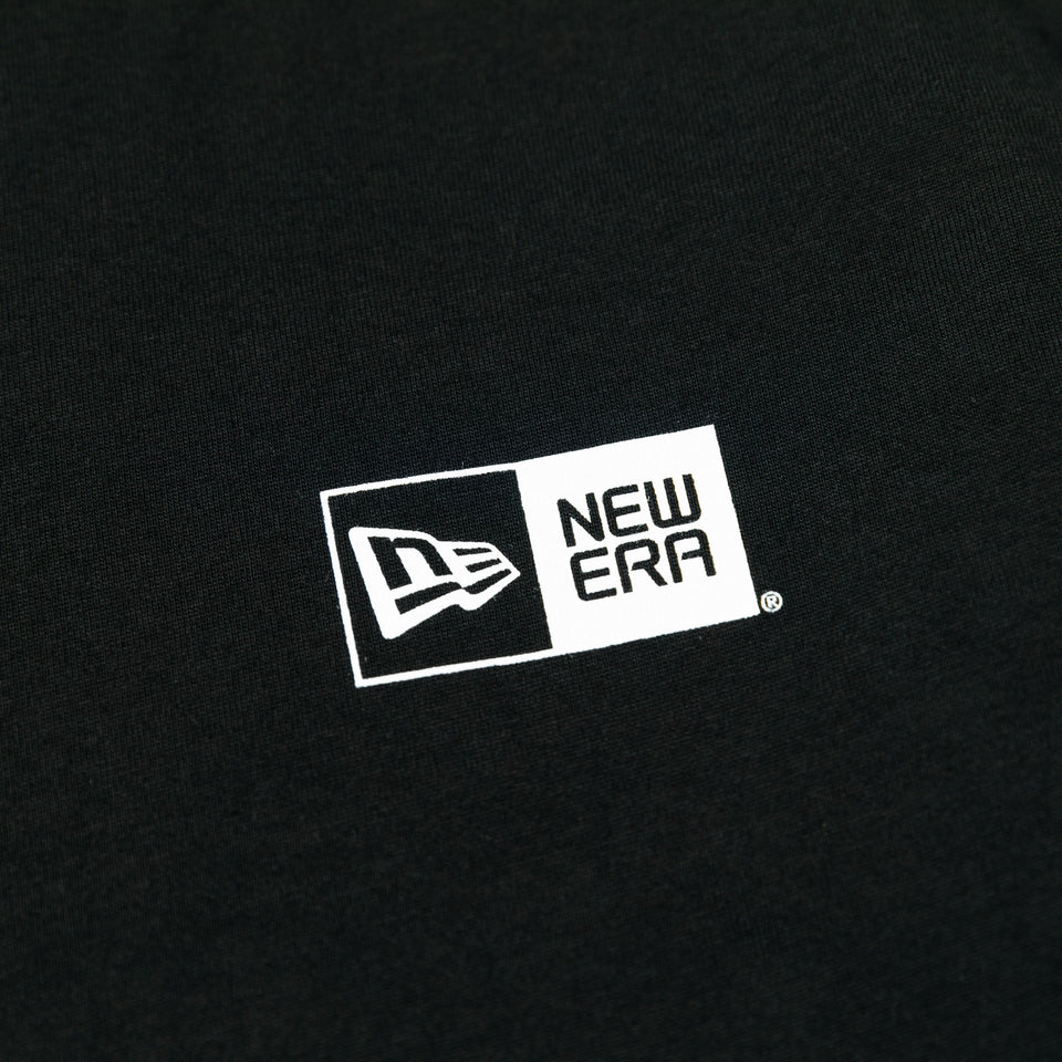 長袖 コットン Tシャツ New Era est. 1920 ブラック  レギュラーフィット