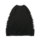 長袖 コットン Tシャツ New Era est. 1920 ブラック  レギュラーフィット