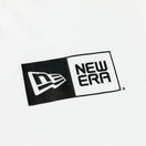 長袖 コットン Tシャツ ボックスロゴ ミッド ホワイト  レギュラーフィット