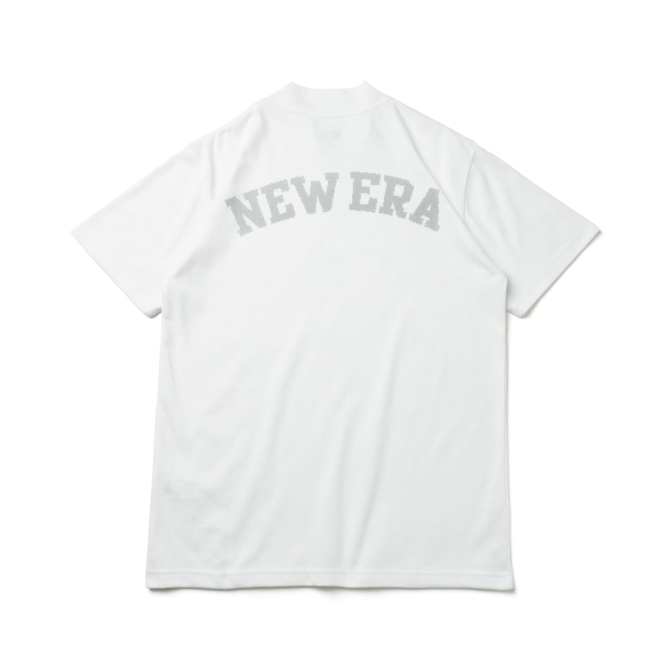 【ゴルフ】 半袖 ミドルネック パフォーマンス Tシャツ アーチロゴ ホワイト