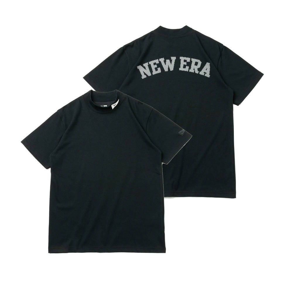 【ゴルフ】 半袖 ミドルネック パフォーマンス Tシャツ アーチロゴ ブラック