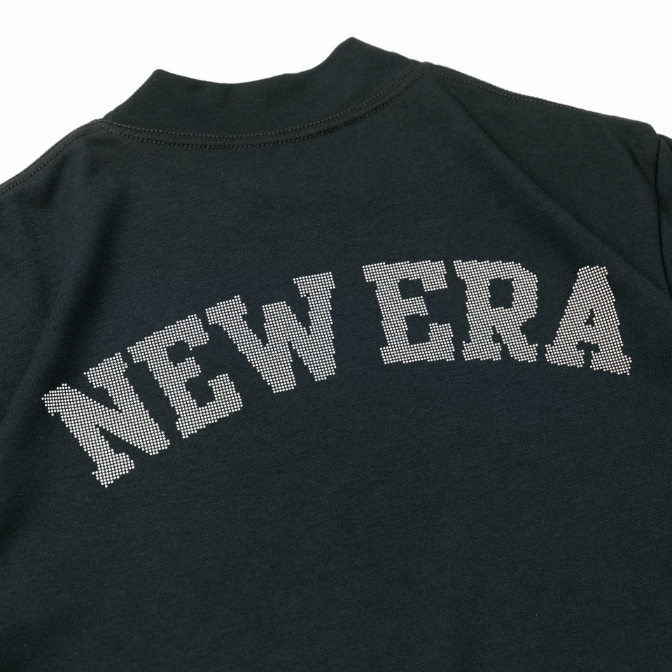 【ゴルフ】 半袖 ミドルネック パフォーマンス Tシャツ アーチロゴ ブラック