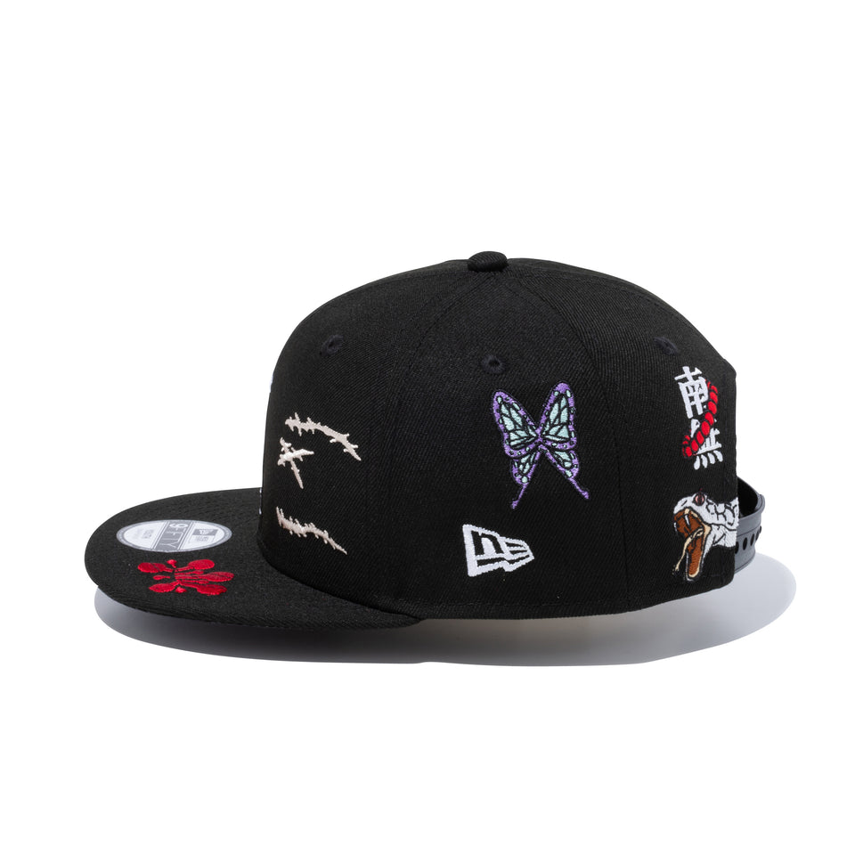 Youth 9FIFTY 鬼滅の刃 柱 オールオーバー ブラック