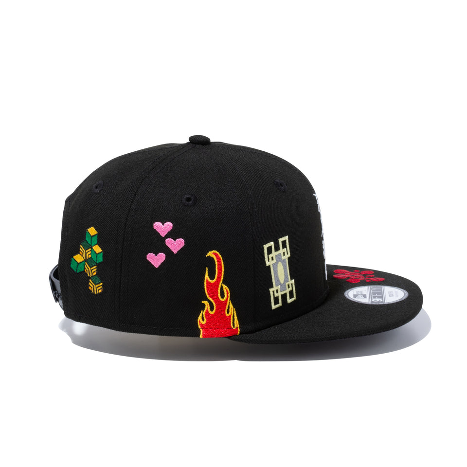 Youth 9FIFTY 鬼滅の刃 柱 オールオーバー ブラック