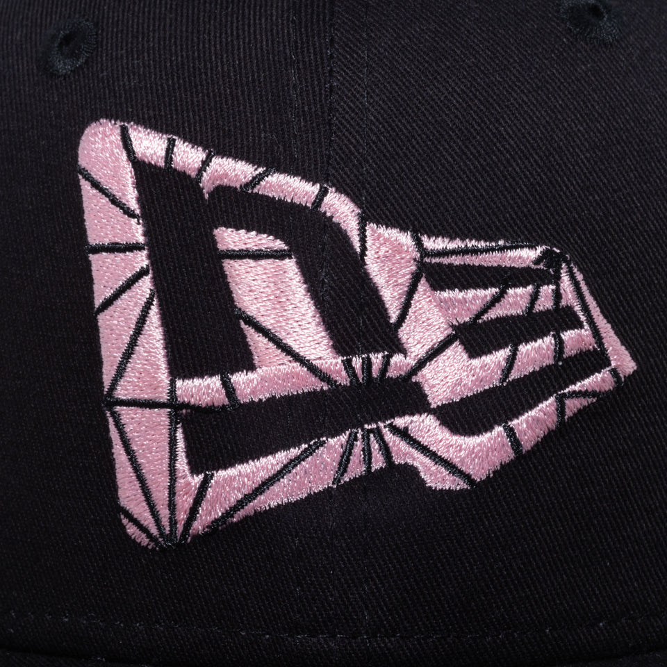 Youth 9FIFTY 鬼滅の刃 竈門禰豆子 フラッグロゴ ブラック
