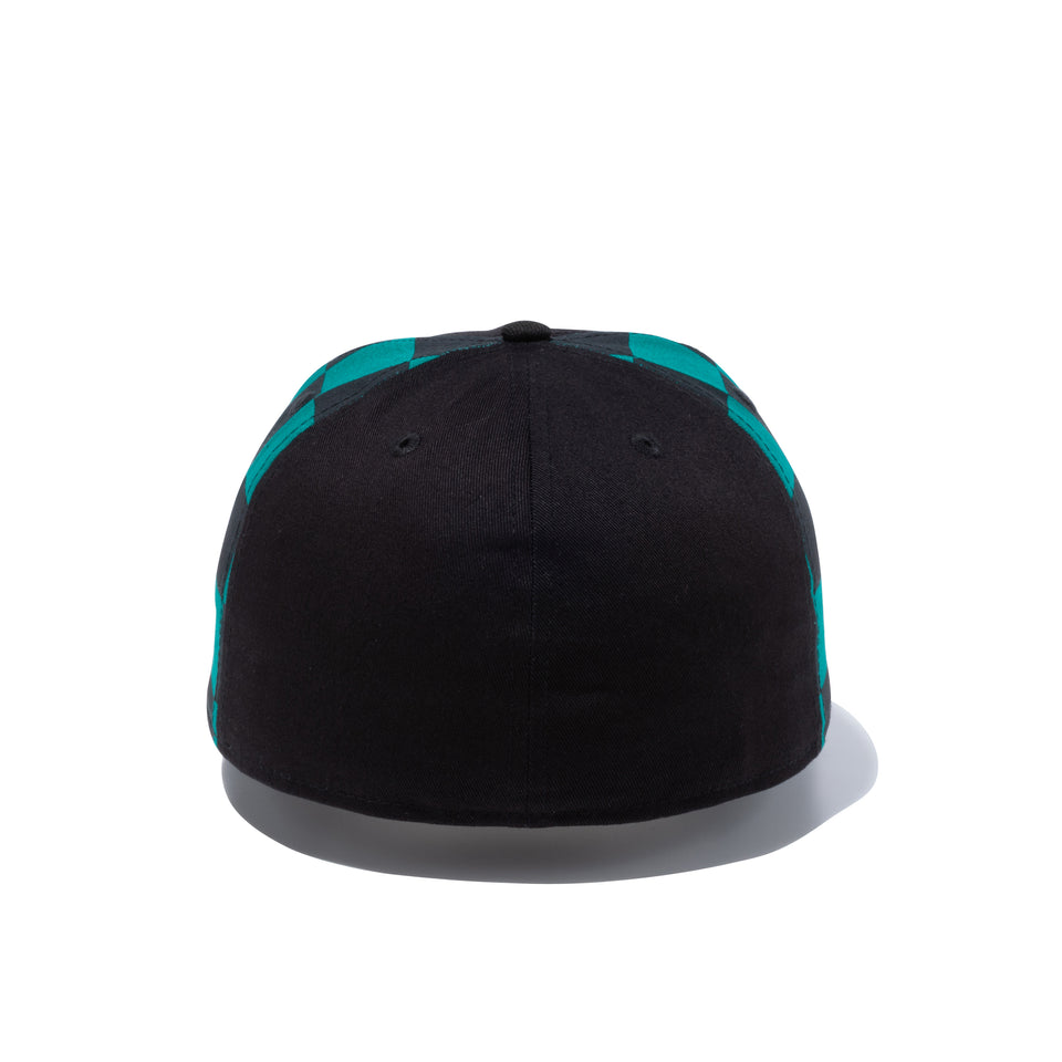 59FIFTY 鬼滅の刃 竈門炭治郎 フラッグロゴ ブラック