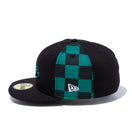 59FIFTY 鬼滅の刃 竈門炭治郎 フラッグロゴ ブラック