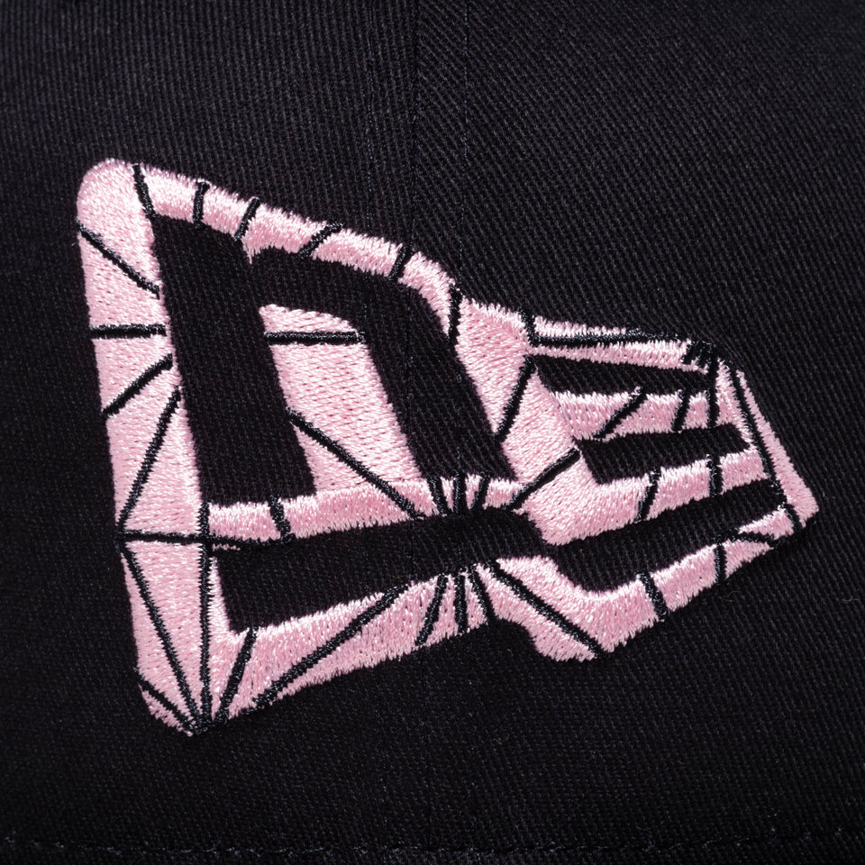 59FIFTY 鬼滅の刃 竈門禰豆子 フラッグロゴ ブラック