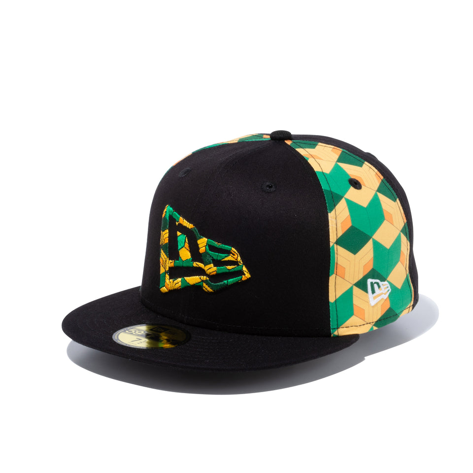 59FIFTY 鬼滅の刃 冨岡義勇 フラッグロゴ ブラック