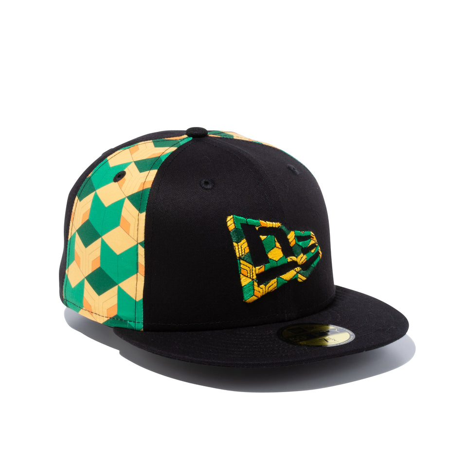 59FIFTY 鬼滅の刃 冨岡義勇 フラッグロゴ ブラック