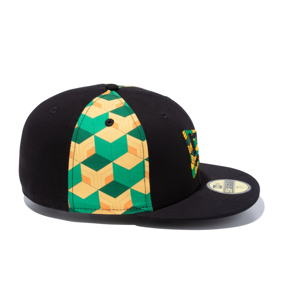59FIFTY 鬼滅の刃 冨岡義勇 フラッグロゴ ブラック