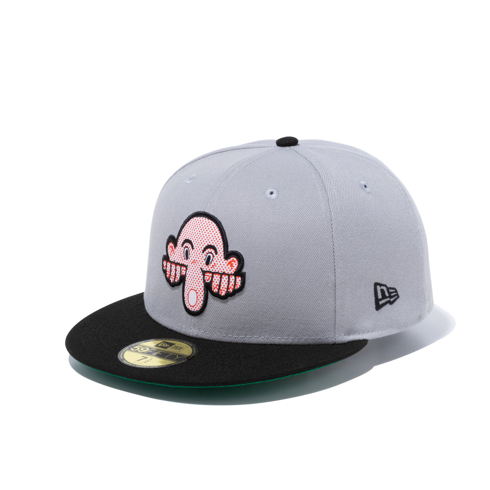 59FIFTY ERIC ELMS エリック・エルムス キルロイ グレー ブラックバイザー