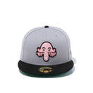 59FIFTY ERIC ELMS エリック・エルムス キルロイ グレー ブラックバイザー
