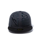 59FIFTY ERIC ELMS エリック・エルムス アートワーク グレー ブラックバイザー