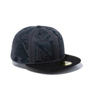 59FIFTY ERIC ELMS エリック・エルムス アートワーク グレー ブラックバイザー