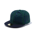 59FIFTY ERIC ELMS エリック・エルムス アートワーク ダークグリーン ネイビーバイザー