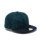 59FIFTY ERIC ELMS エリック・エルムス アートワーク ダークグリーン ネイビーバイザー