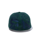 59FIFTY ERIC ELMS エリック・エルムス アートワーク ダークグリーン ネイビーバイザー