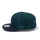 59FIFTY ERIC ELMS エリック・エルムス アートワーク ダークグリーン ネイビーバイザー