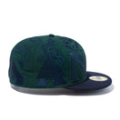 59FIFTY ERIC ELMS エリック・エルムス アートワーク ダークグリーン ネイビーバイザー