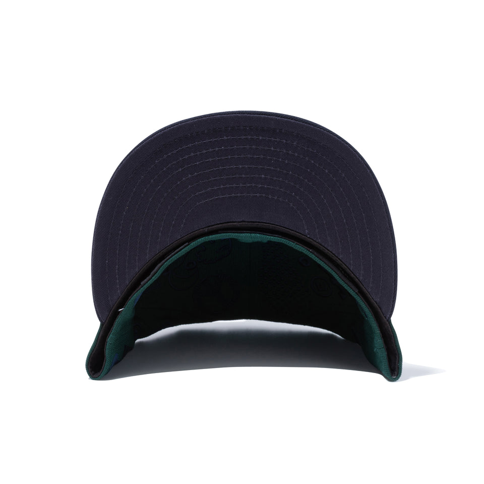 59FIFTY ERIC ELMS エリック・エルムス アートワーク ダークグリーン ネイビーバイザー