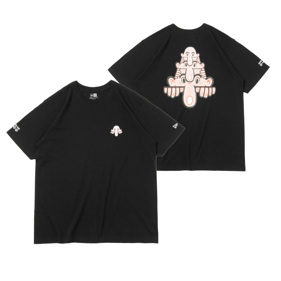 半袖 コットン Tシャツ ERIC ELMS エリック・エルムス キルロイ ブラック リラックスフィット