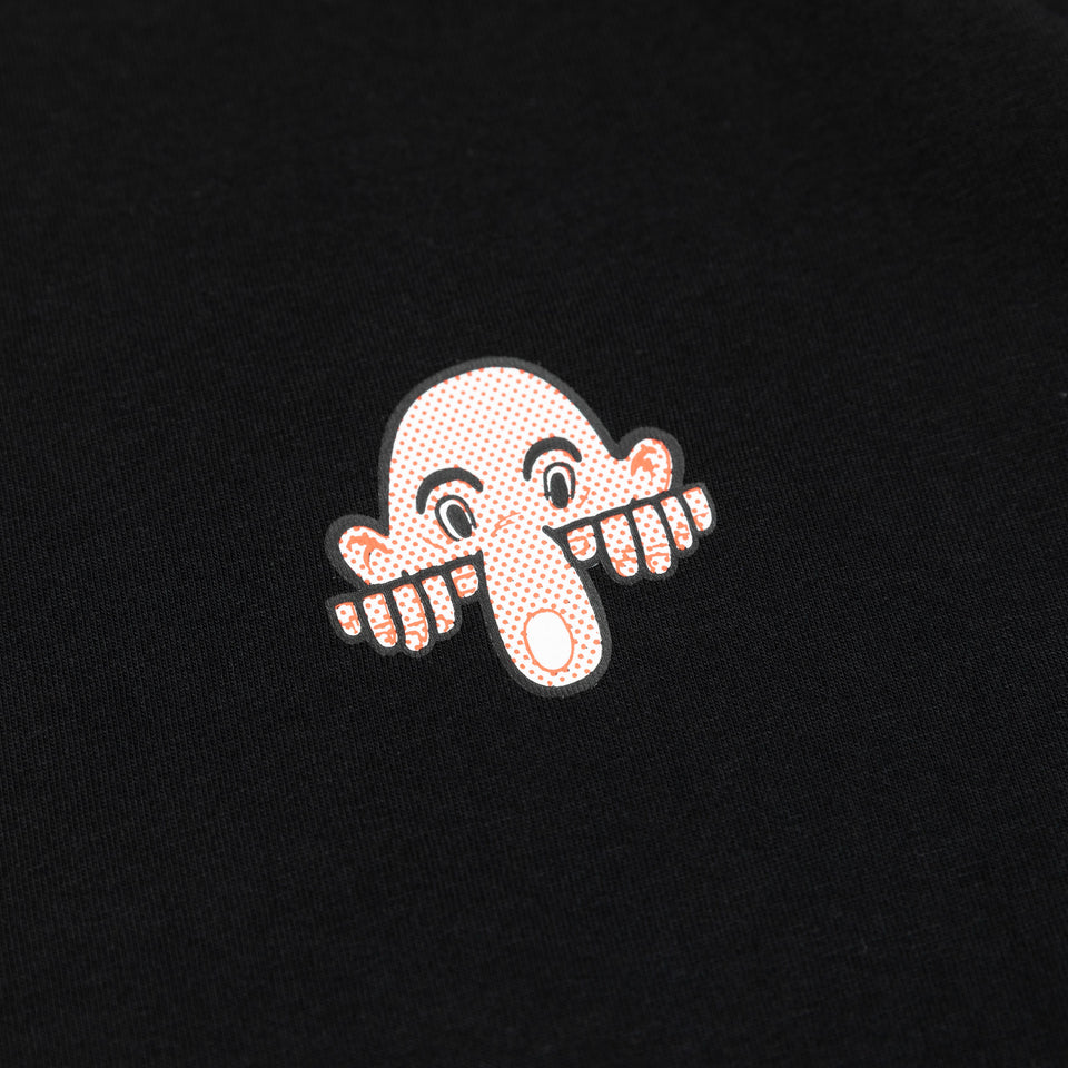 半袖 コットン Tシャツ ERIC ELMS エリック・エルムス キルロイ ブラック リラックスフィット
