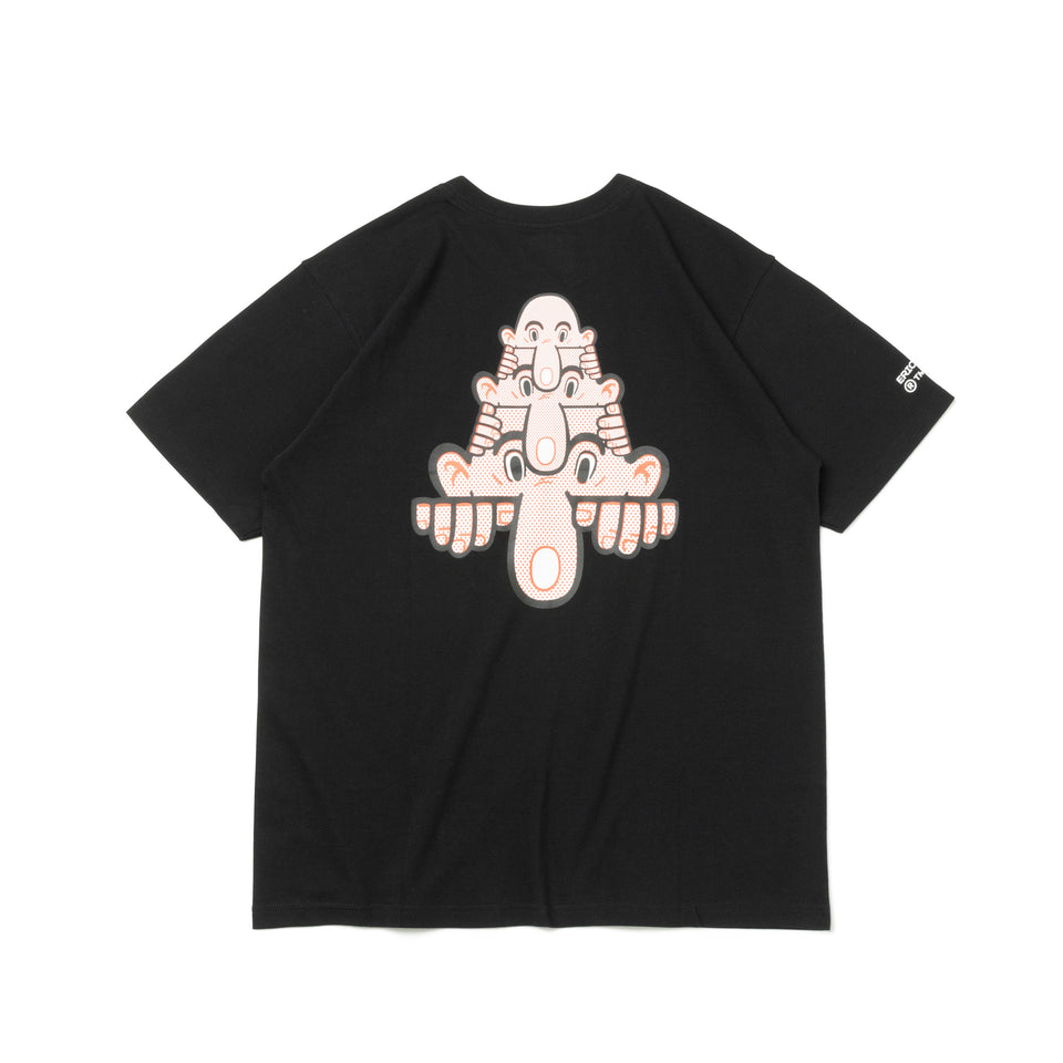 半袖 コットン Tシャツ ERIC ELMS エリック・エルムス キルロイ ブラック リラックスフィット