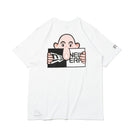 半袖 コットン Tシャツ ERIC ELMS エリック・エルムス ボックスロゴ キルロイ ホワイト リラックスフィット