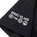 半袖 コットン ポケット Tシャツ ERIC ELMS エリック・エルムス タイポグラフィー ブラック レギュラーフィット