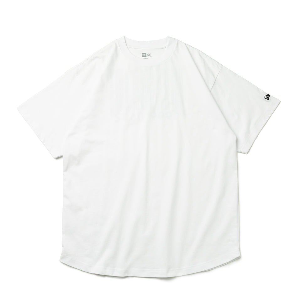 半袖 オーバーサイズド コットン Tシャツ 中澤 瞳 バーコード ホワイト